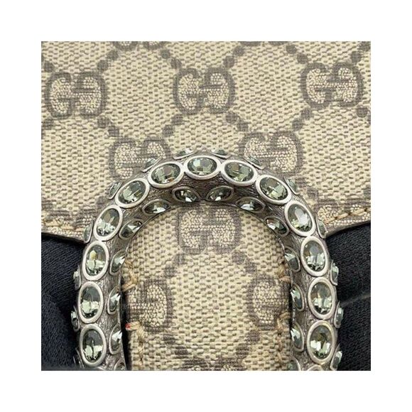 Pre Loved Gucci Small GG Supreme Dionysus Shoulder Bag - Picture 6 of 8